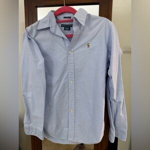 Ralph Lauren Men's Sky Blue Button Down Shirt
